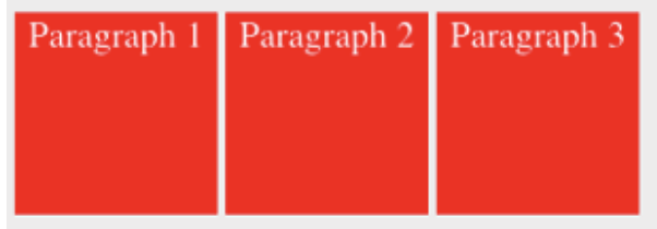 an image of three red boxes adjacent to one another